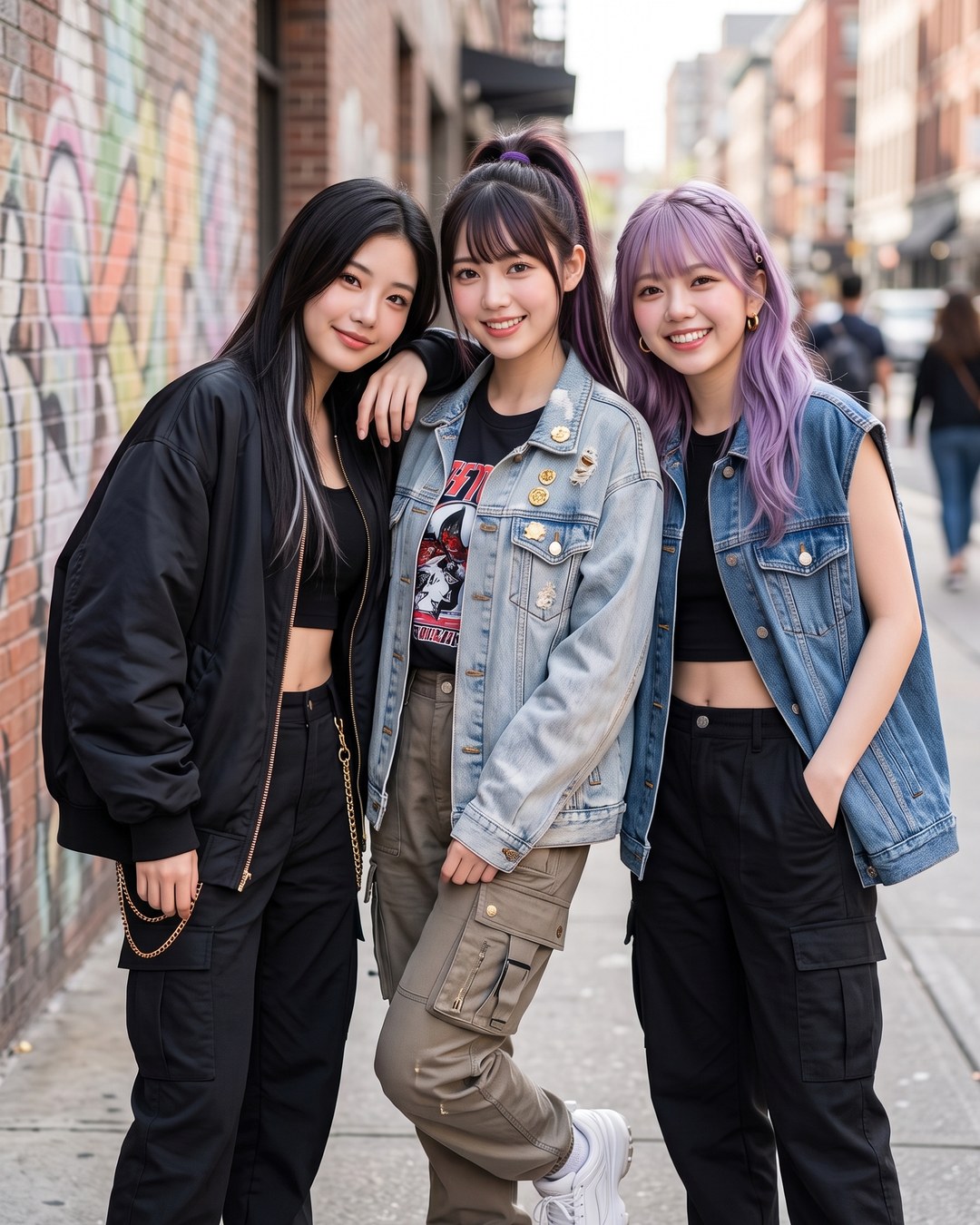 Diana, Zara & Mia — KI-generiertes Bild